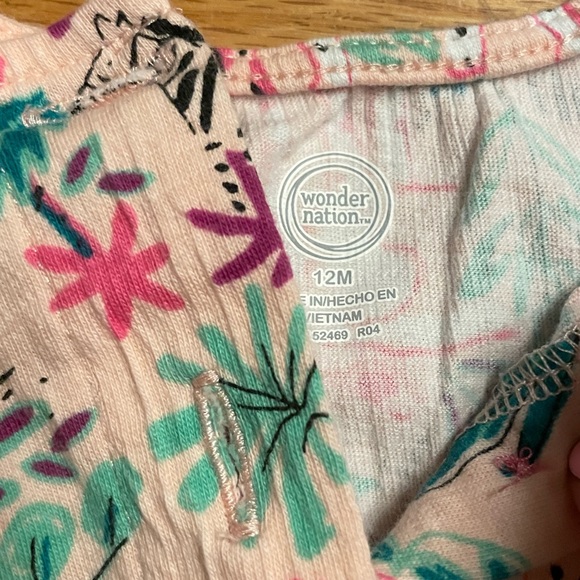 TWO Pink/Green Onsies - Size 12 Month - Picture 7 of 8